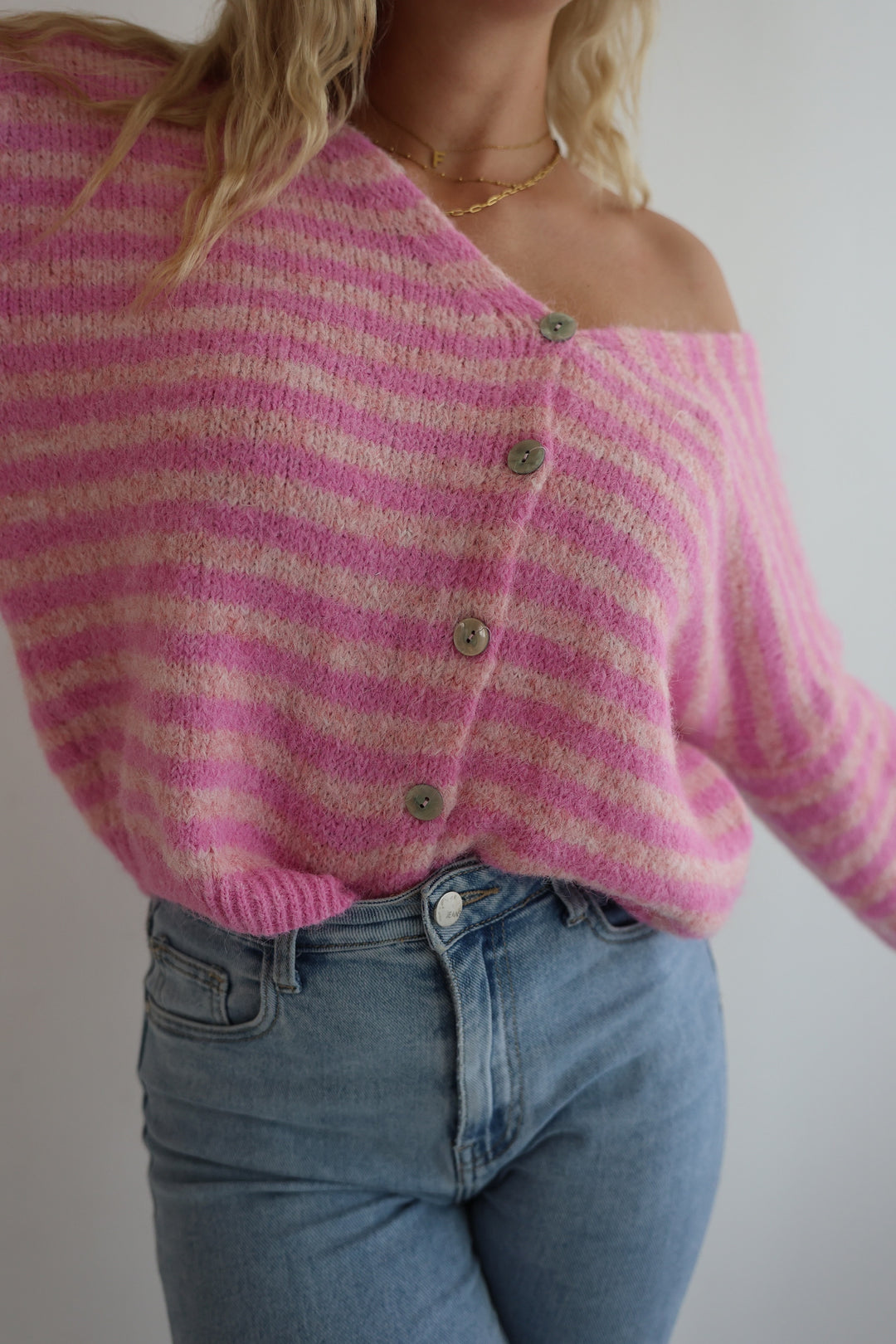 Gestreifter Cardigan Cosima