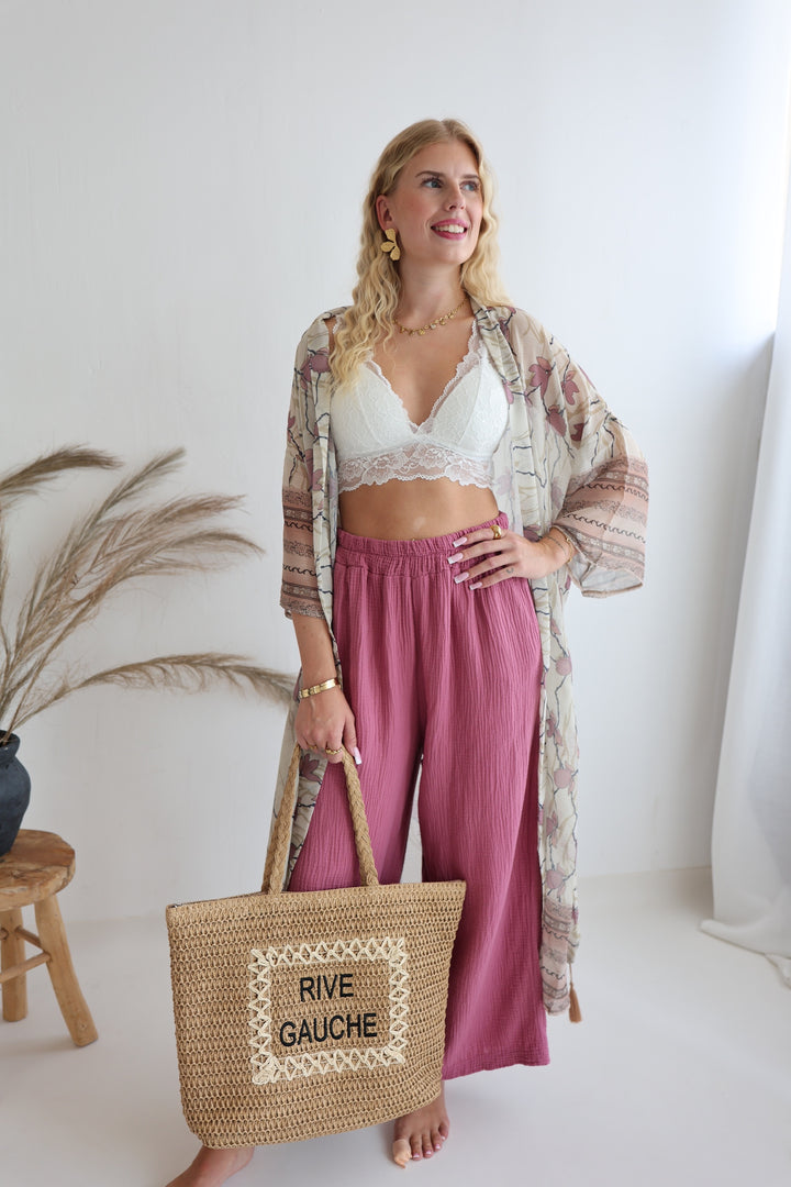 Kimono mit Floralprint Zakynthos