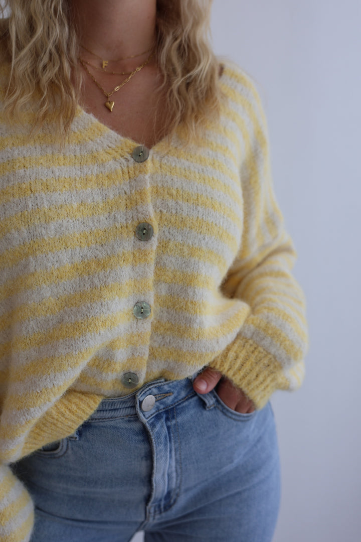 Gestreifter Cardigan Cosima