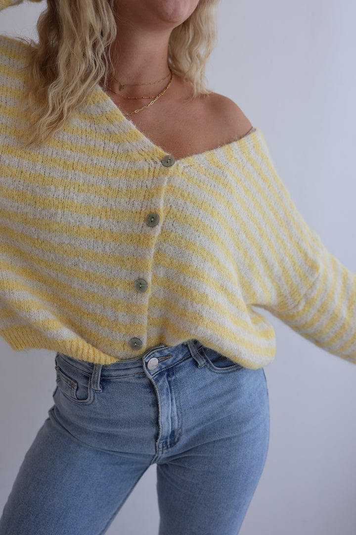 Gestreifter Cardigan Cosima