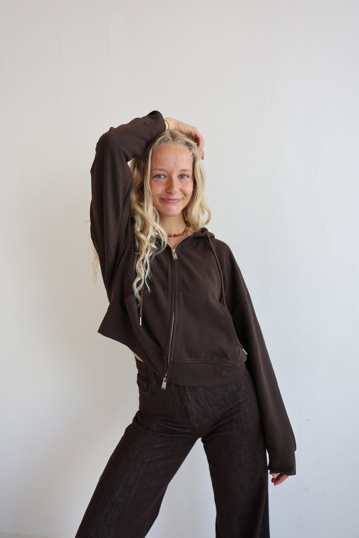 Wide Leg Jeans Mocca