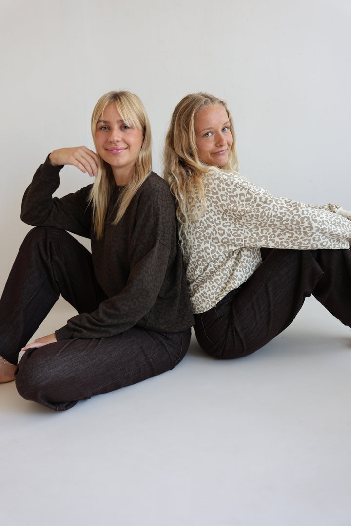 Wide Leg Jeans Mocca