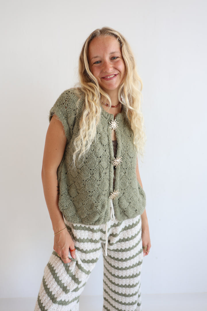 Strickweste Golden Sun