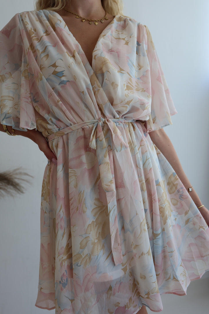 Sommerkleid mit Floralprint Laurella (Kurzarm)