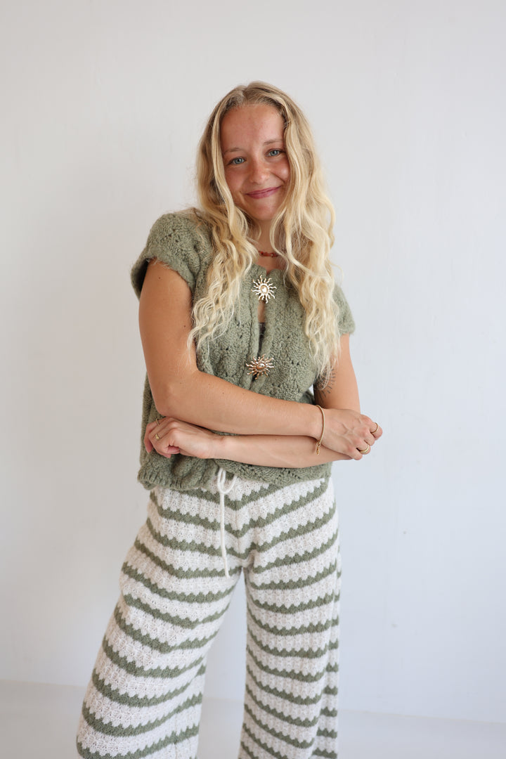 Strickweste Golden Sun