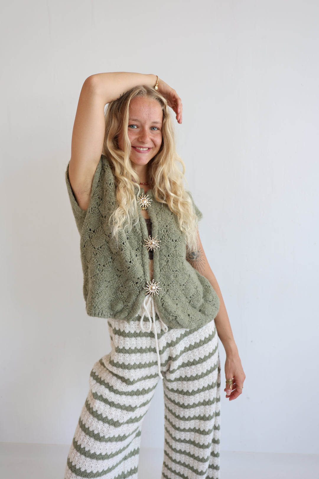 Strickweste Golden Sun