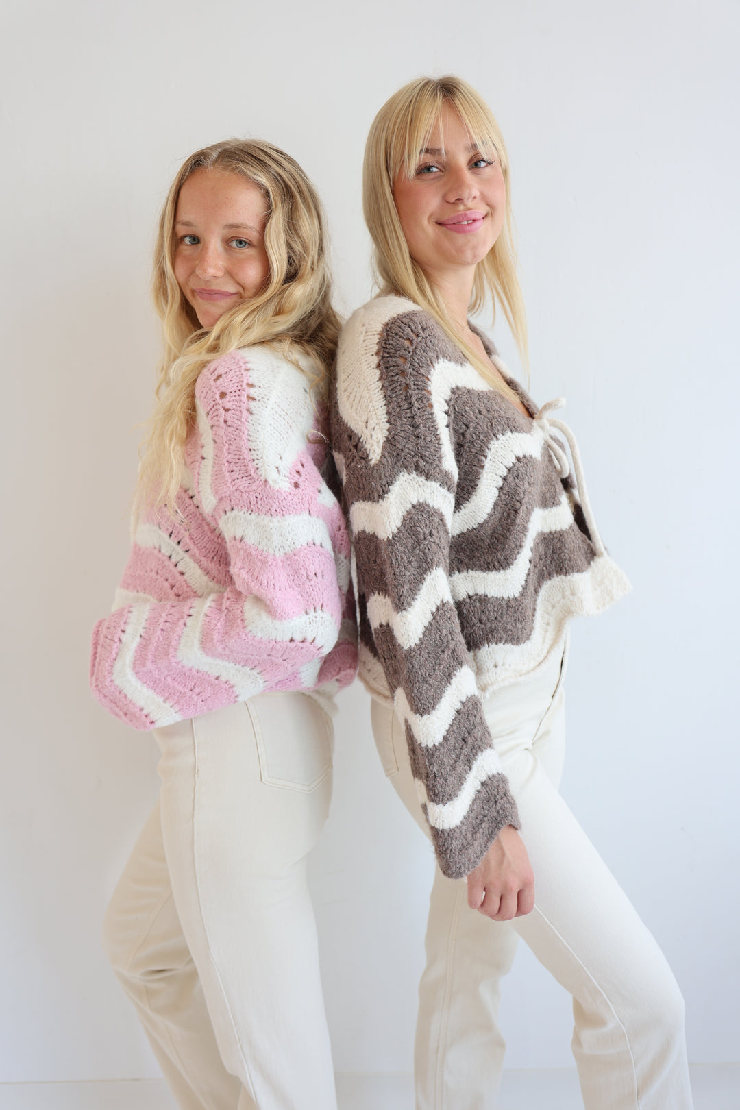 Cardigan Wavy Stripes Cathy