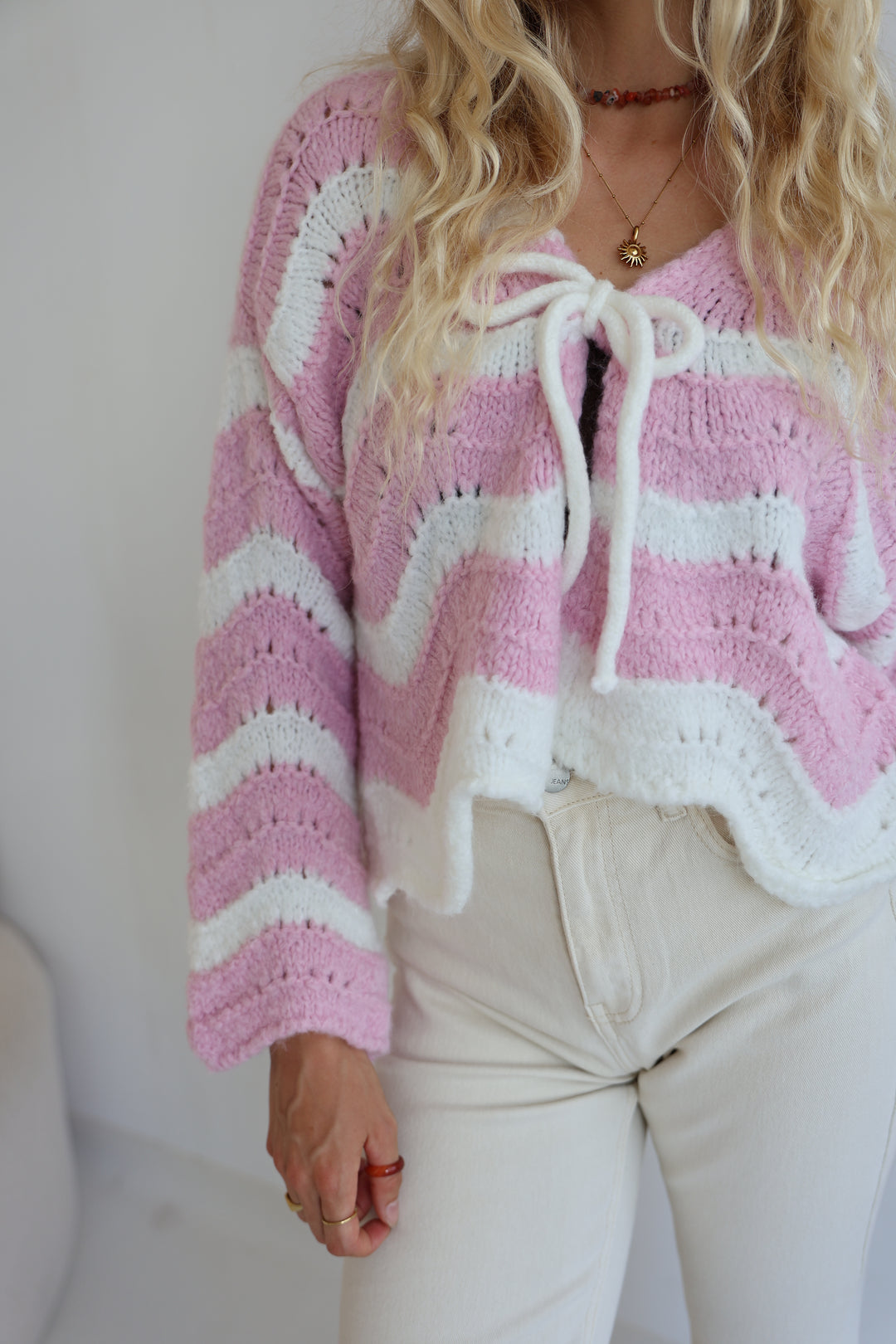 Cardigan Wavy Stripes Cathy