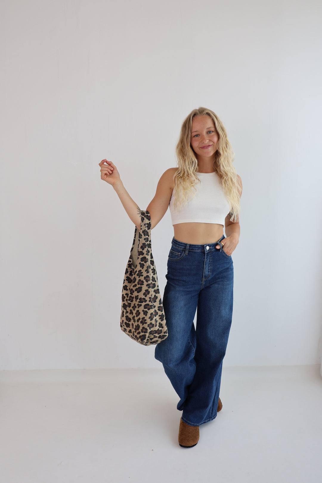 Handtasche aus Wildleder Leonie