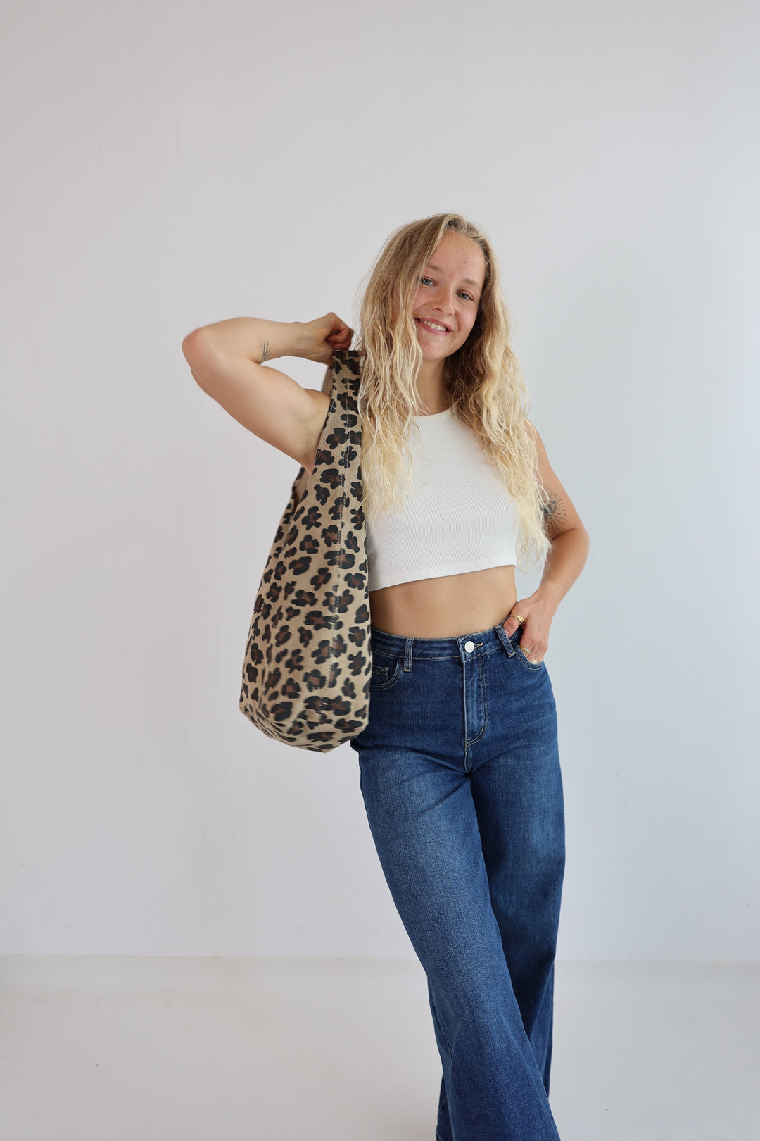 Handtasche aus Wildleder Leonie