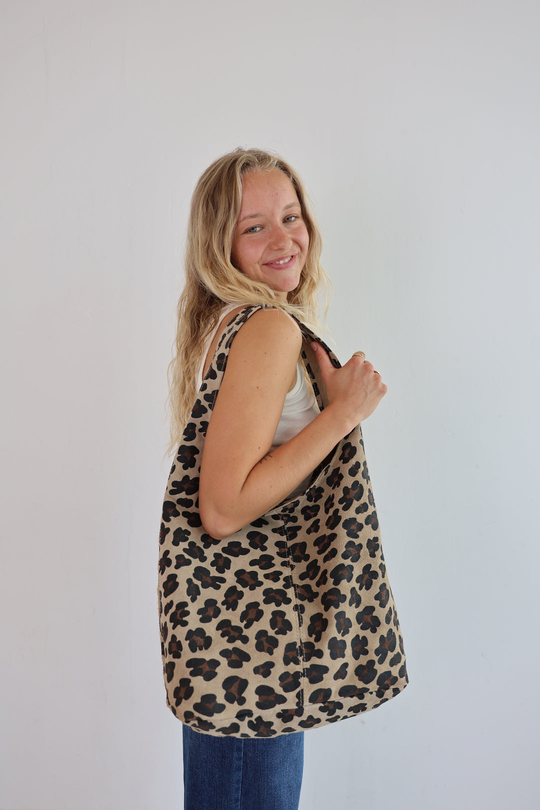 Handtasche aus Wildleder Leonie