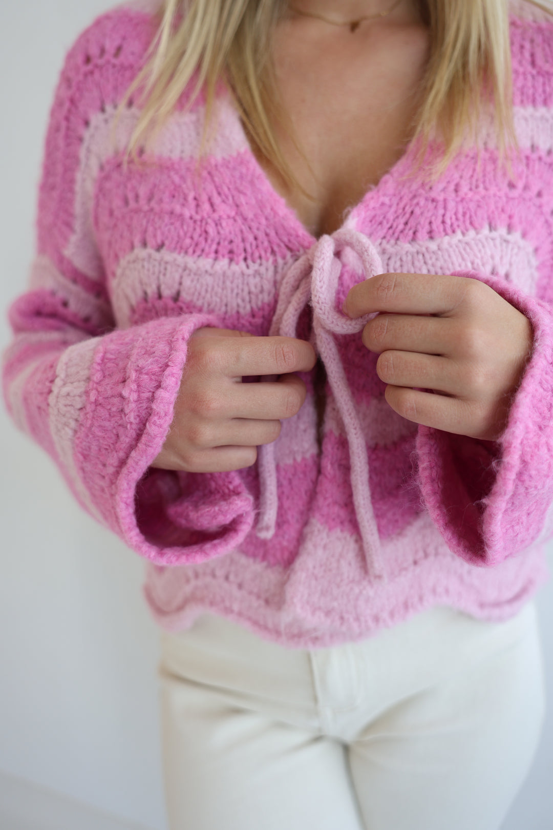 Cardigan Wavy Stripes Cathy