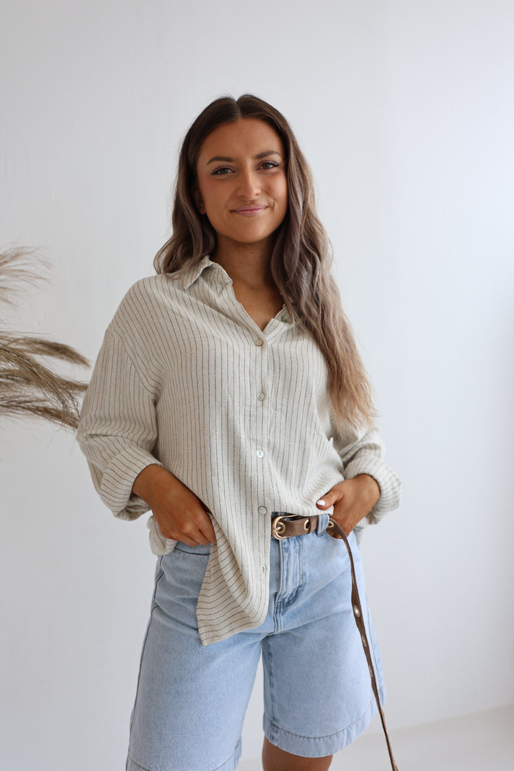 Ösengürtel aus Wildleder