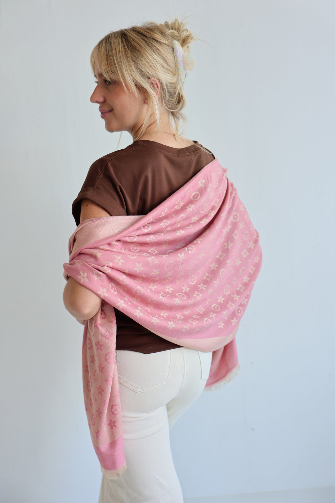 Großes Tuch mit Print Louise