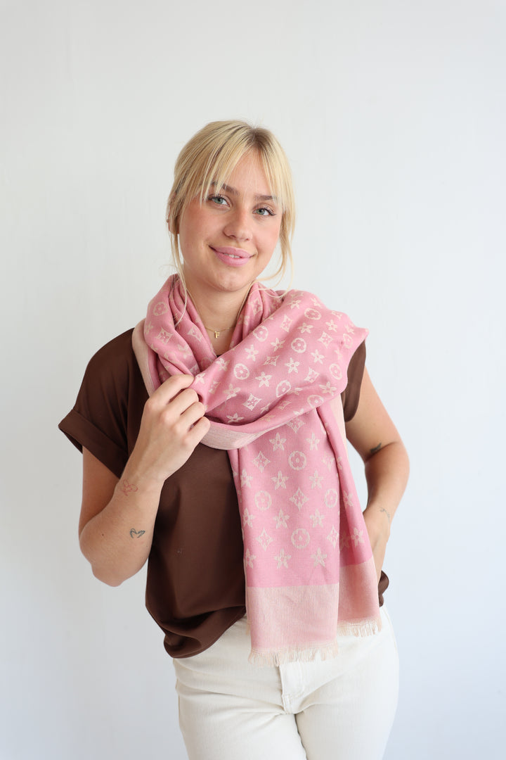 Großes Tuch mit Print Louise