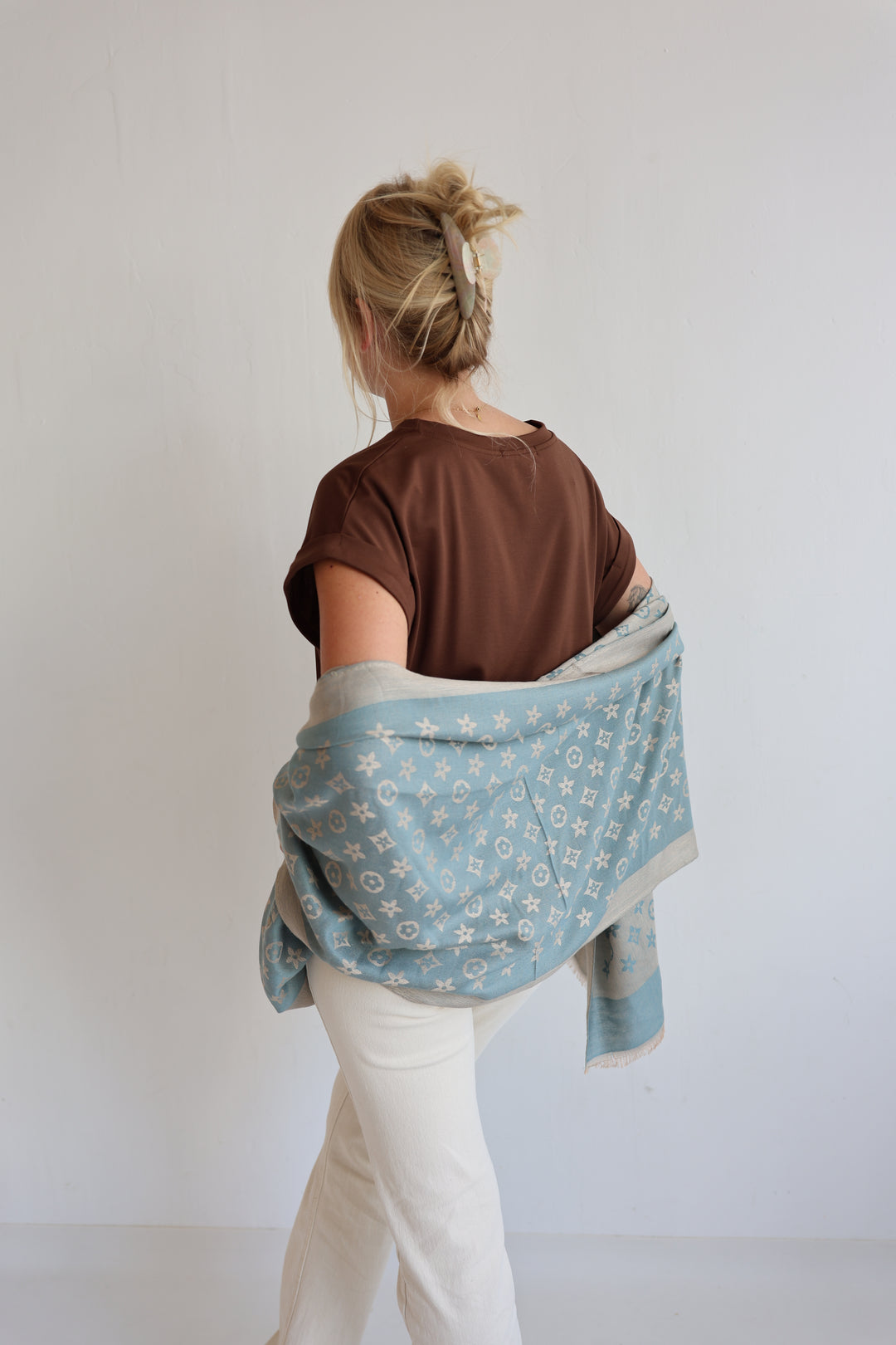Großes Tuch mit Print Louise