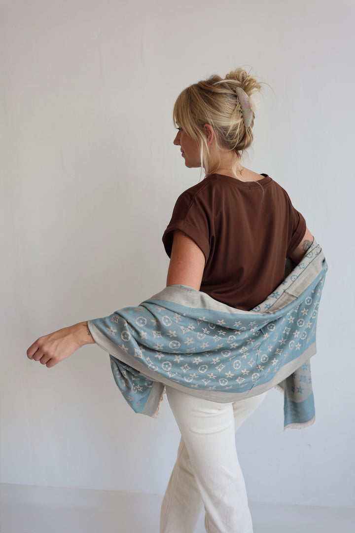 Großes Tuch mit Print Louise