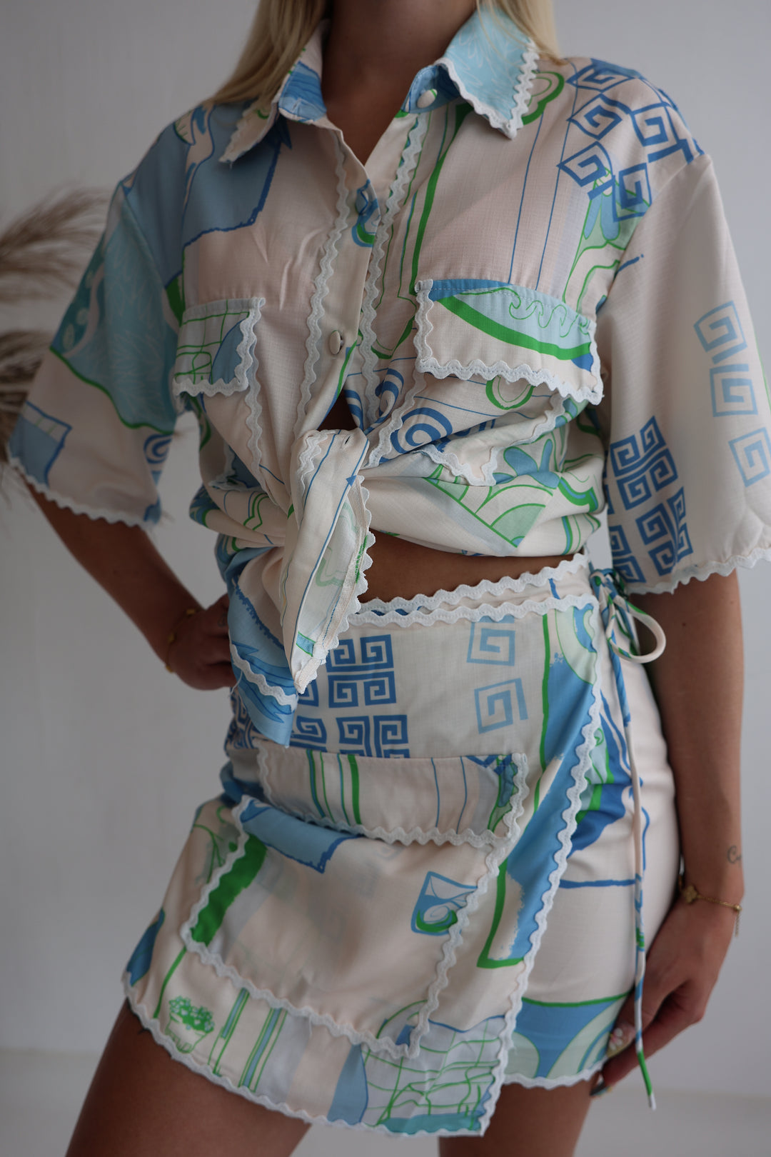 Kurzer Zweiteiler Santorini