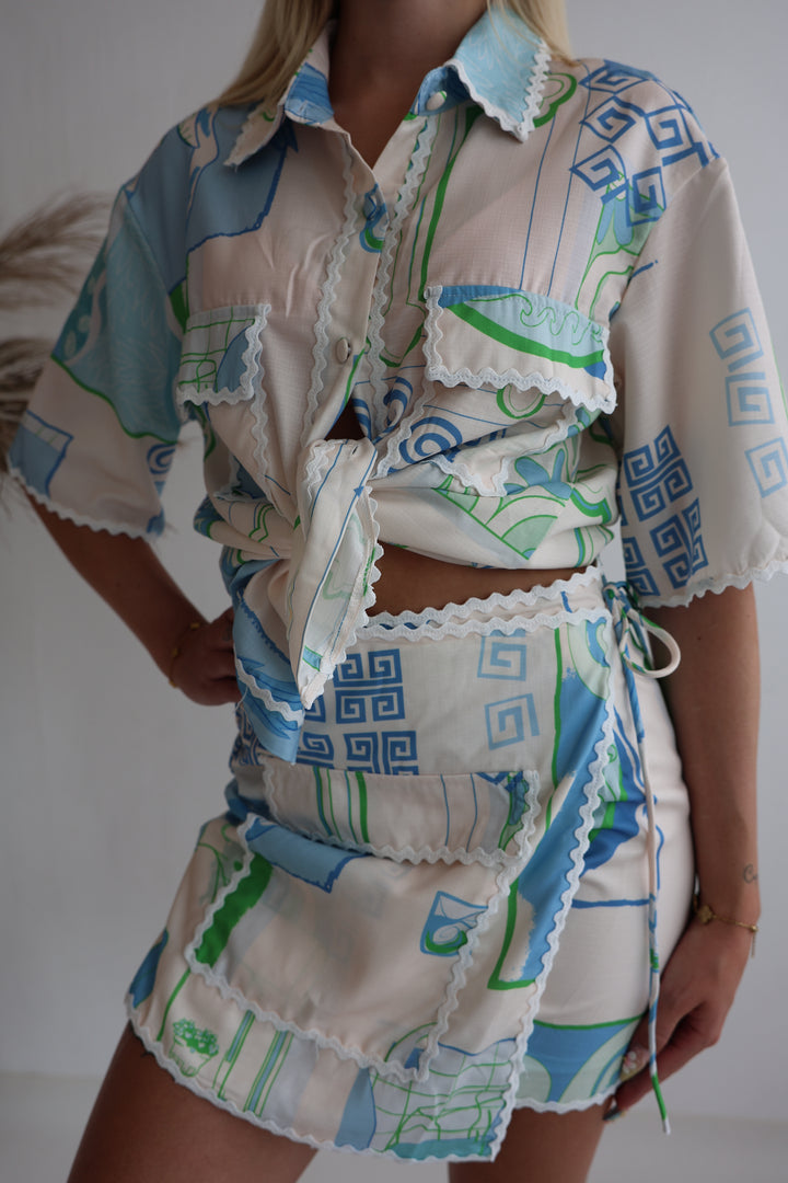 Kurzer Zweiteiler Santorini