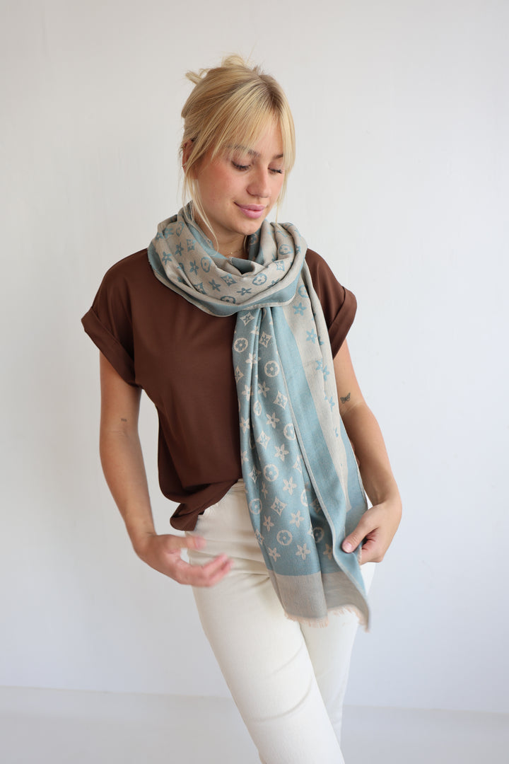 Großes Tuch mit Print Louise