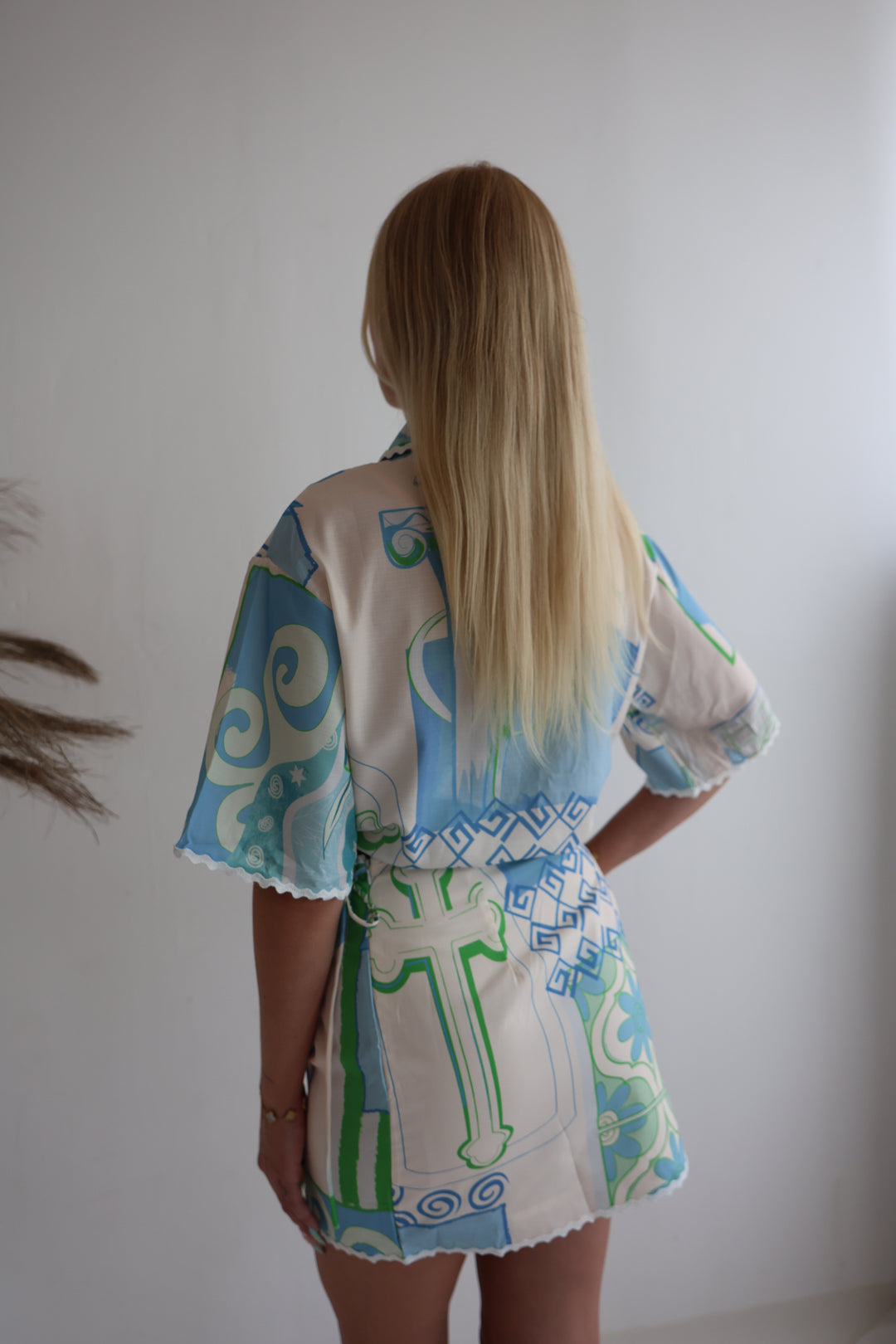 Kurzer Zweiteiler Santorini