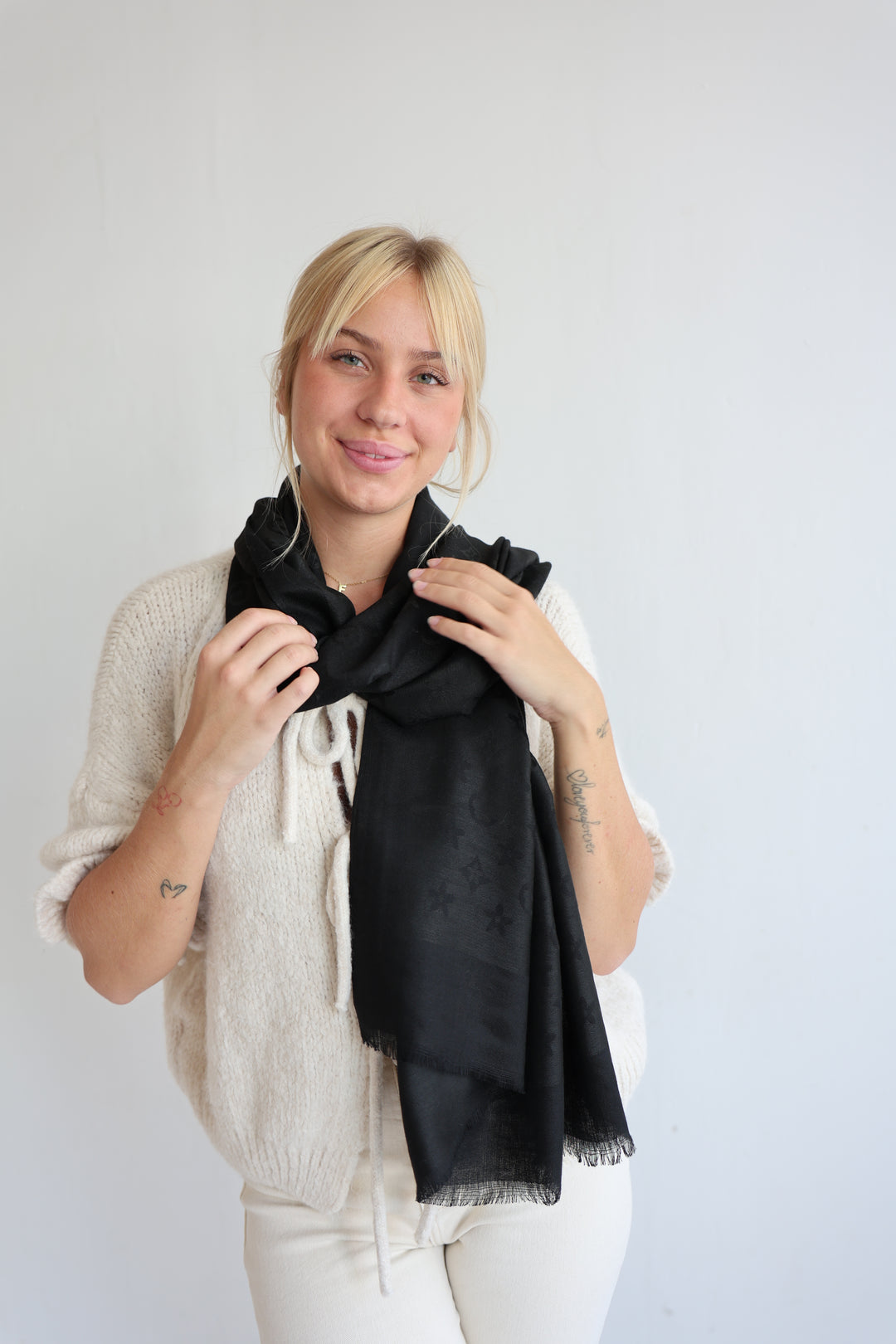 Großes Tuch mit Print Louise