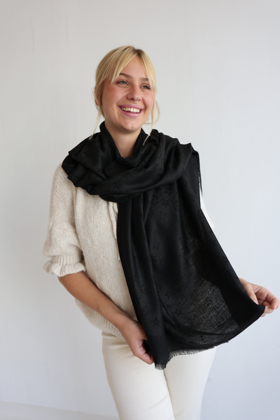 Großes Tuch mit Print Louise