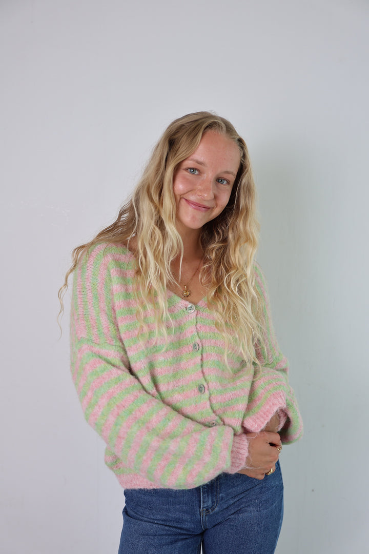 Gestreifter Cardigan Cosima