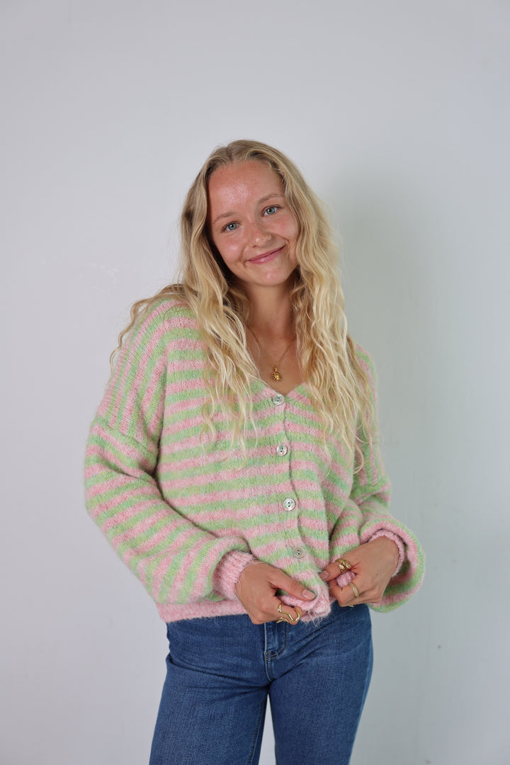 Gestreifter Cardigan Cosima