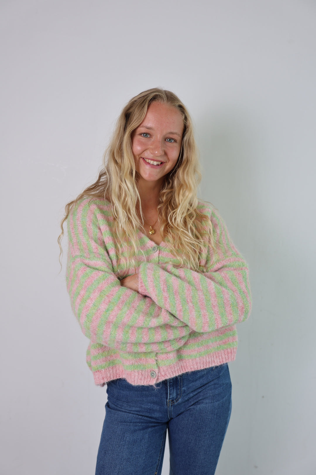 Gestreifter Cardigan Cosima