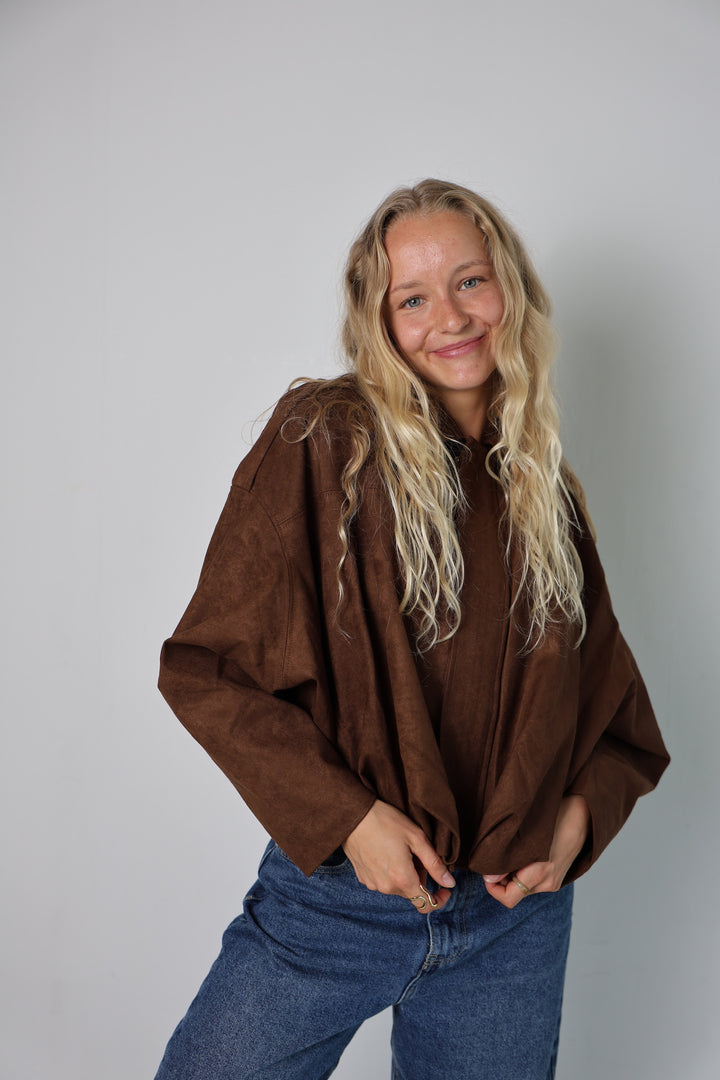 Wildlederjacke Hazelnut