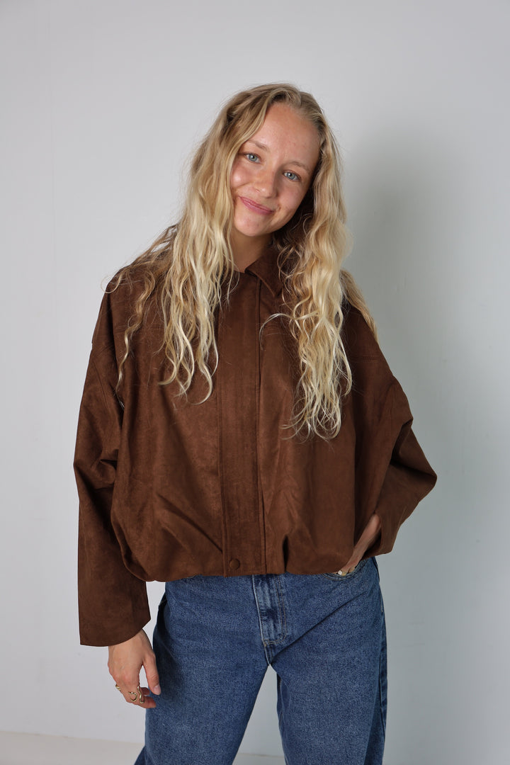 Wildlederjacke Hazelnut