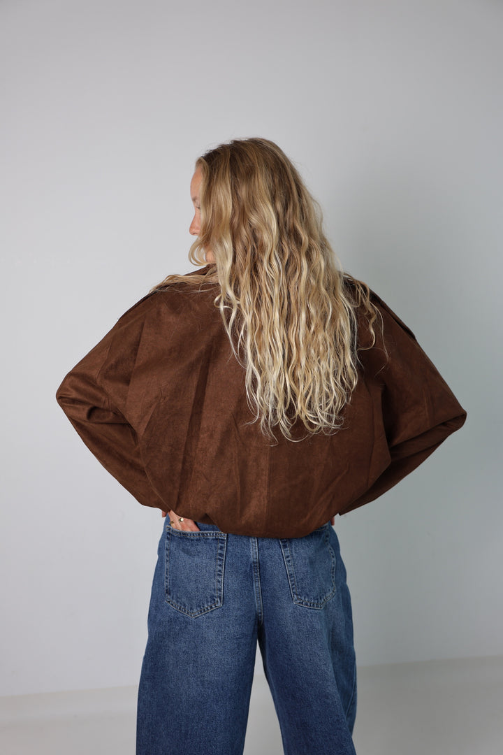 Wildlederjacke Hazelnut