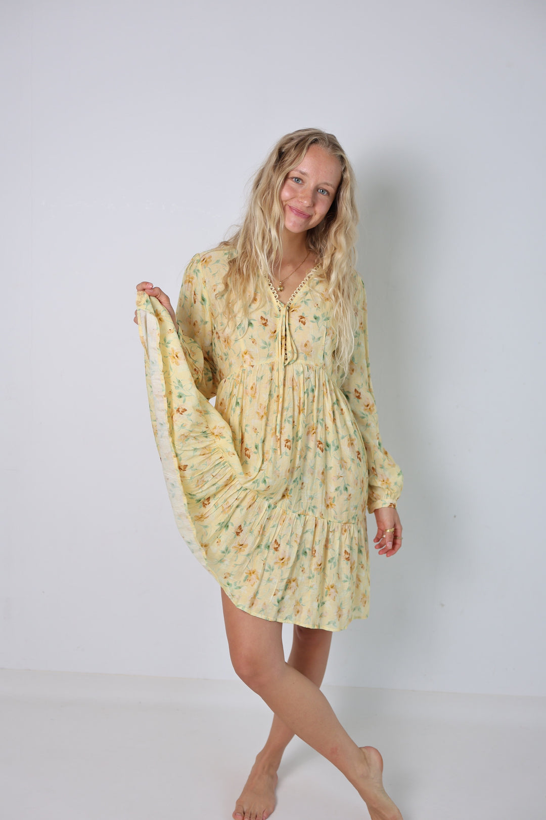 Kleid mt Floralprint Barcelona