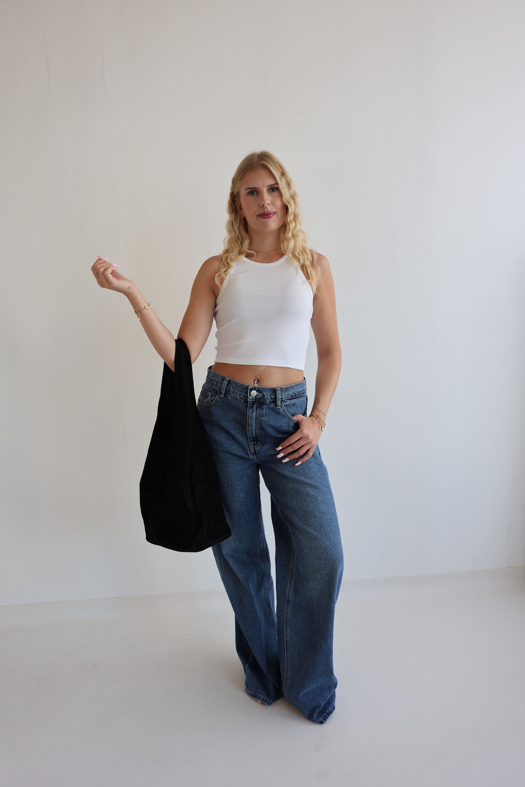 Handtasche aus Wildleder Chestnut Dream