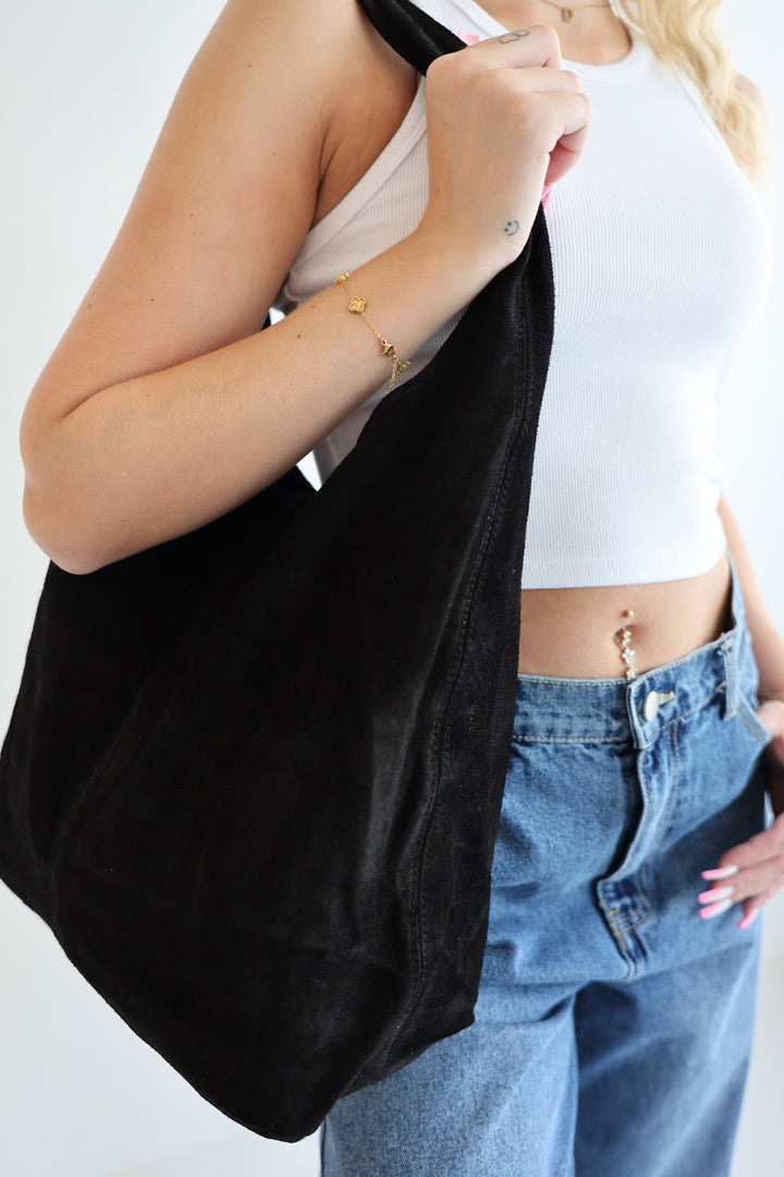 Handtasche aus Wildleder Chestnut Dream