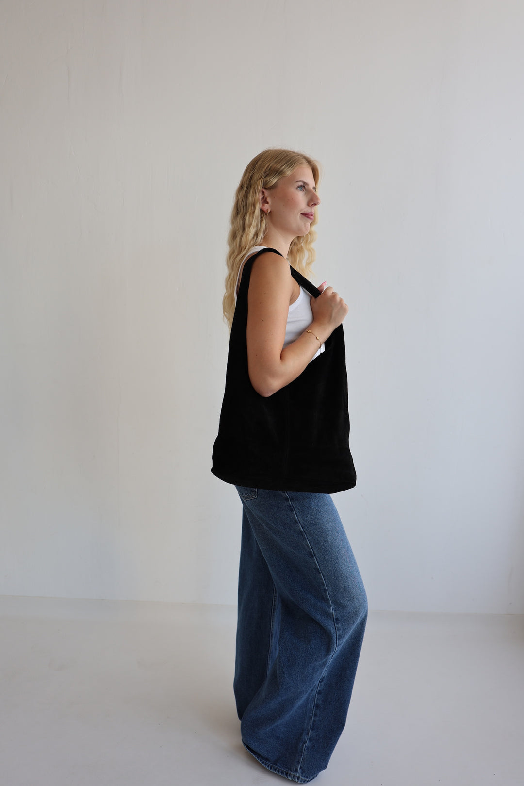 Handtasche aus Wildleder Chestnut Dream