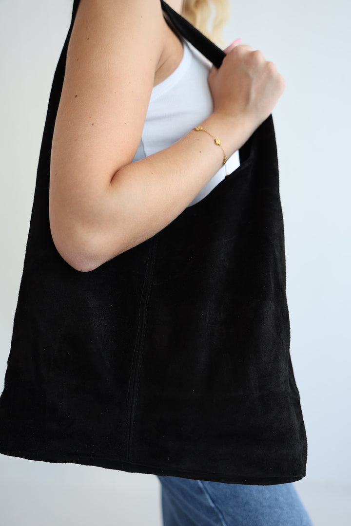 Handtasche aus Wildleder Chestnut Dream