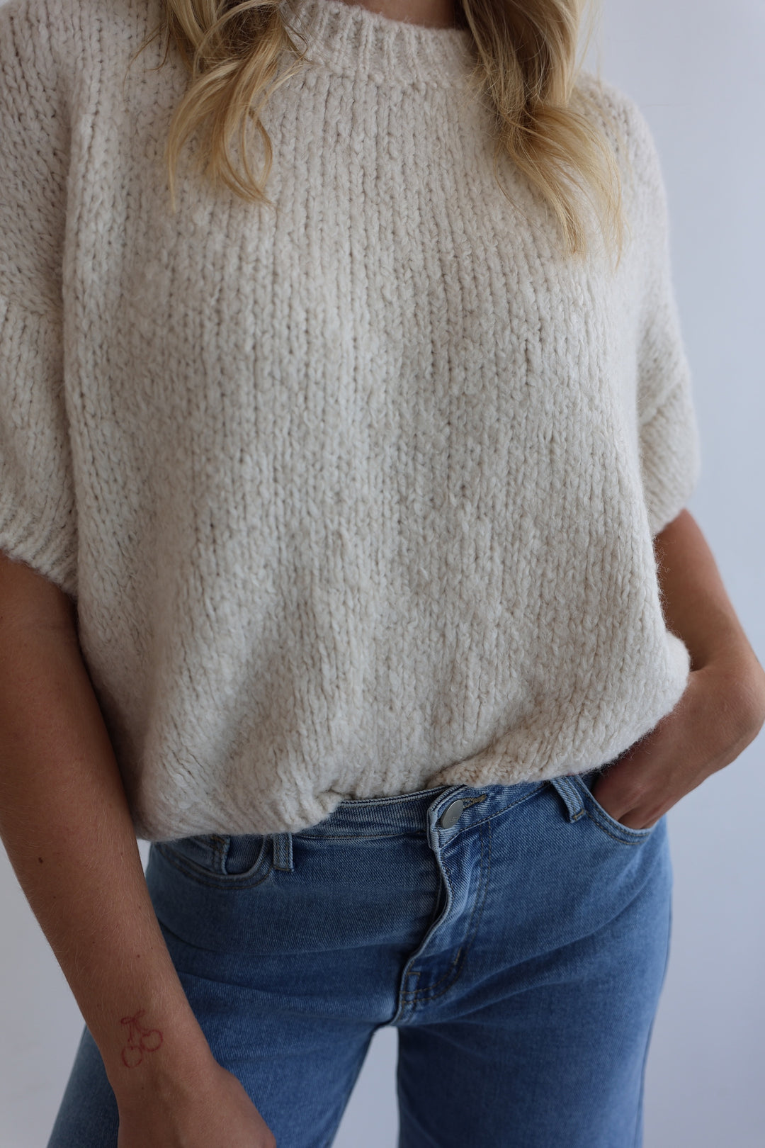 Kurzarm Oversize Pullover Merve