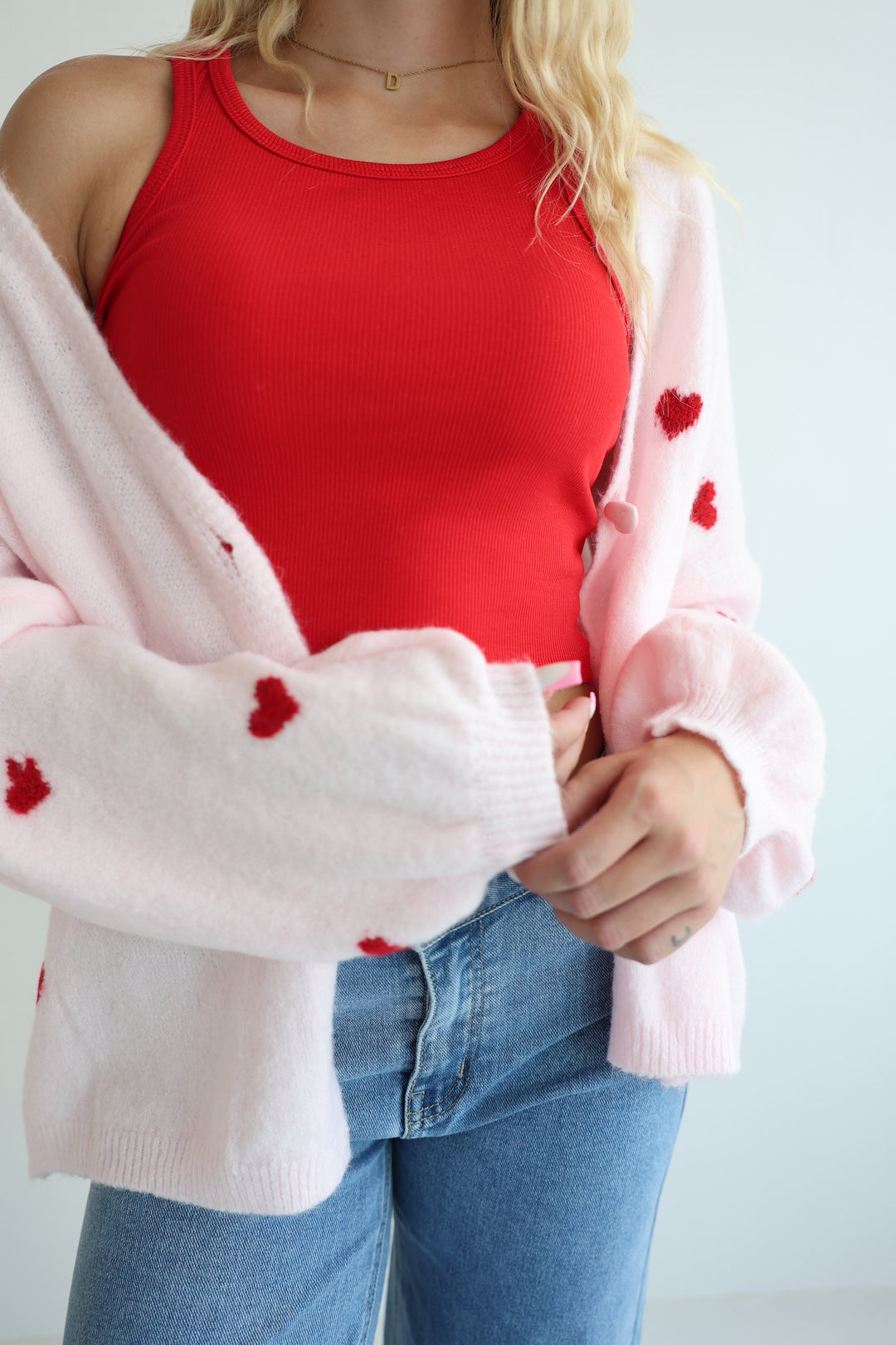 Cardigan Love Hearts