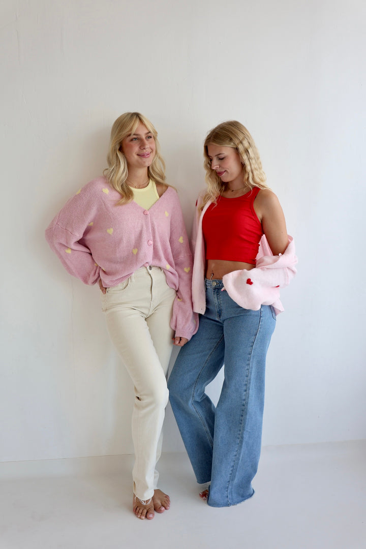 Cardigan Love Hearts