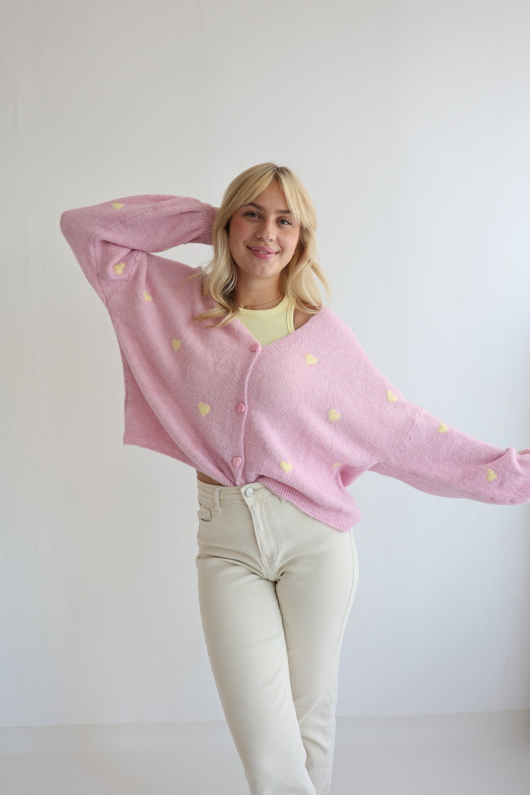 Cardigan Love Hearts