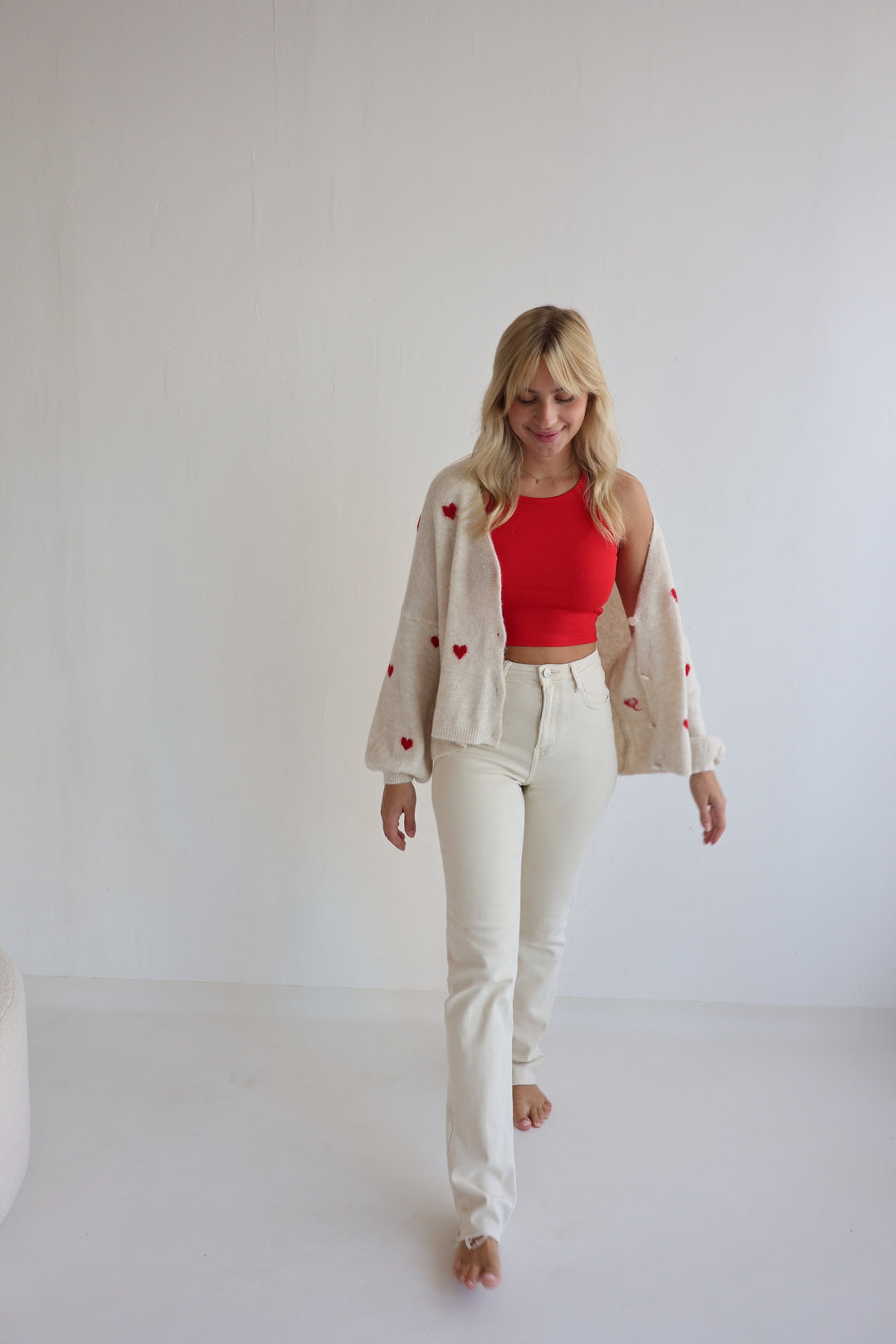 Cardigan Love Hearts