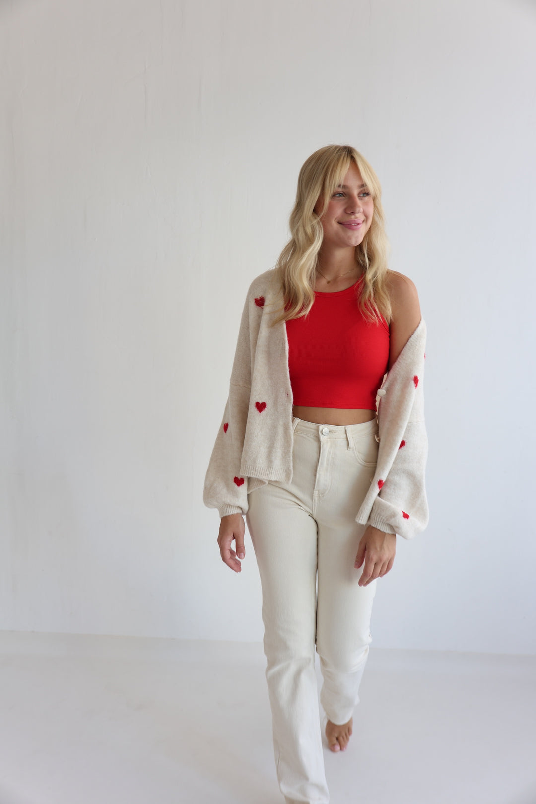 Cardigan Love Hearts