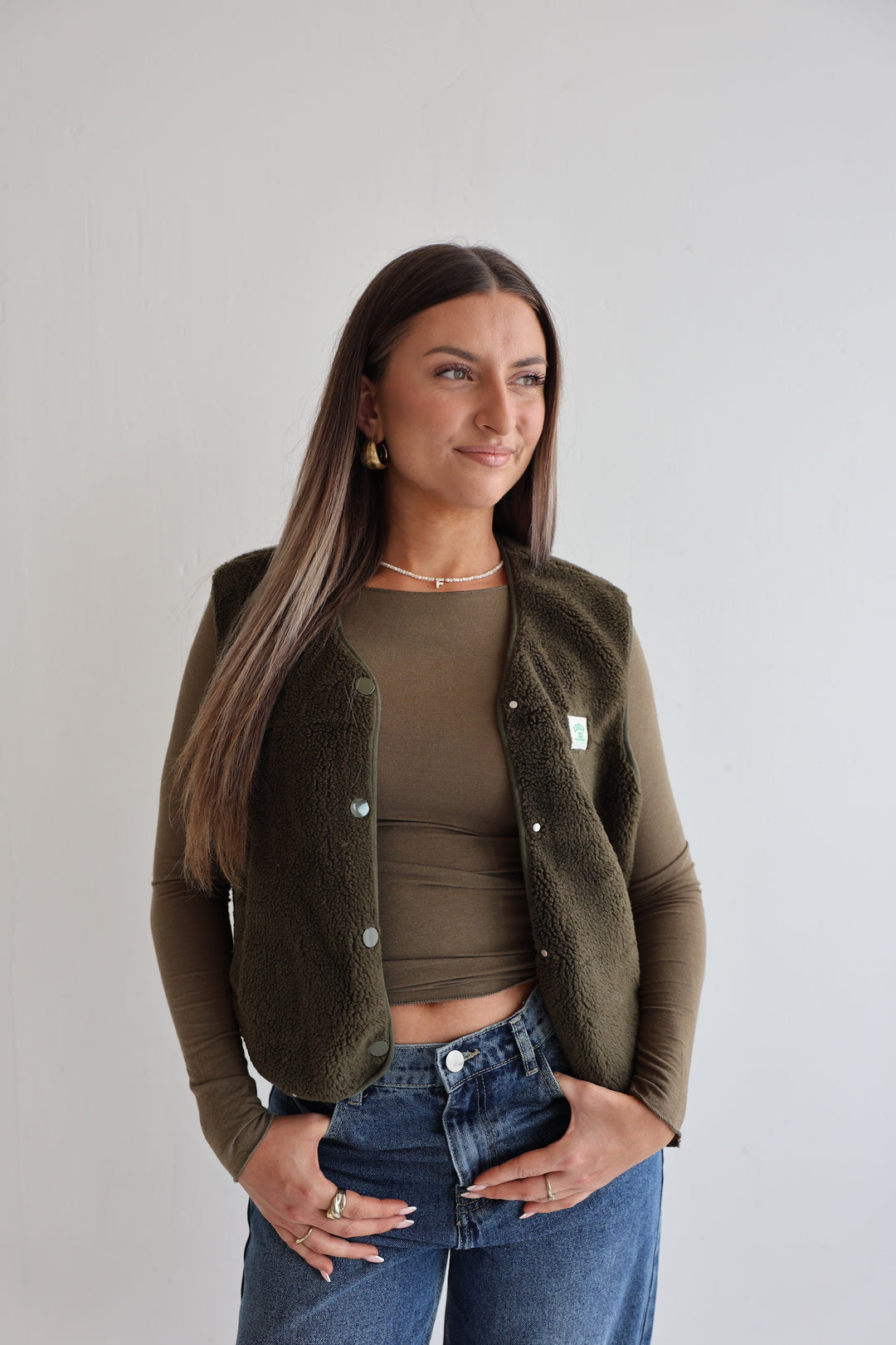 Teddyweste Lovely Patch