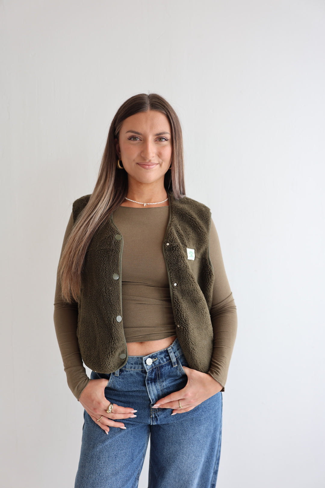 Teddyweste Lovely Patch