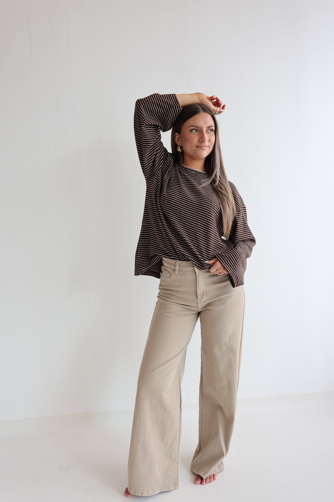 Wide Leg Jeans Cinnamon