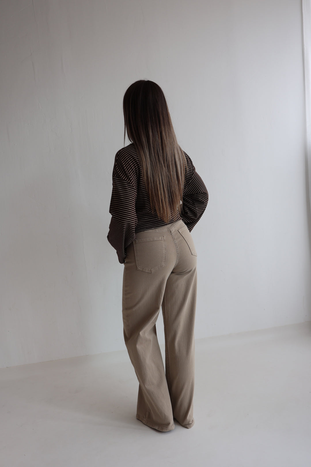 Wide Leg Jeans Cinnamon