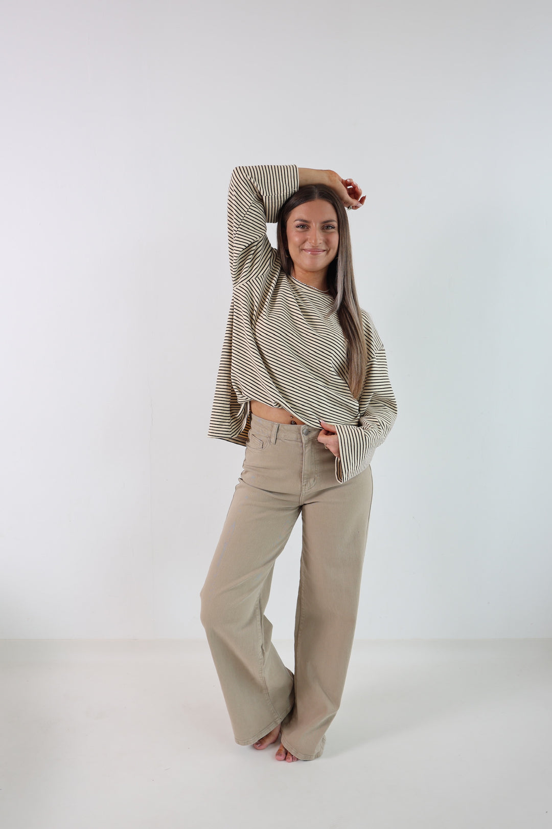 Wide Leg Jeans Cinnamon