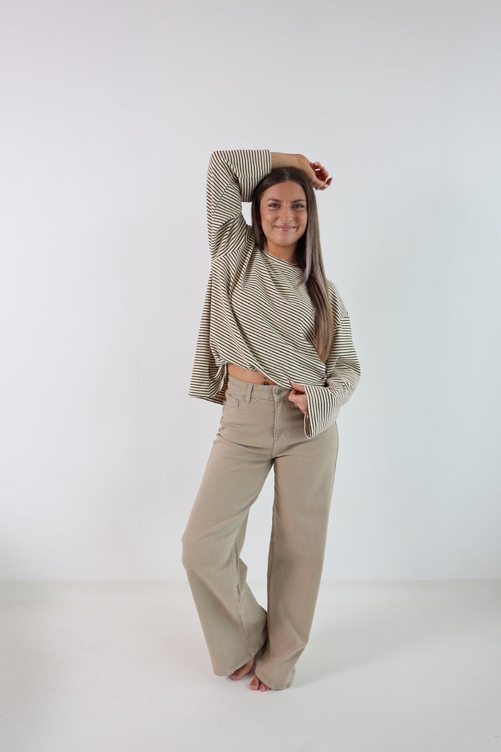 Wide Leg Jeans Cinnamon